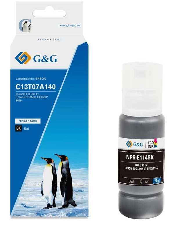 G&G saderīga tintes pudele Epson 114/C13T07A140