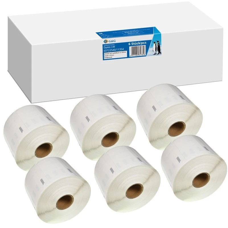 G&G Compatible Label Rolls 32x57mm Black