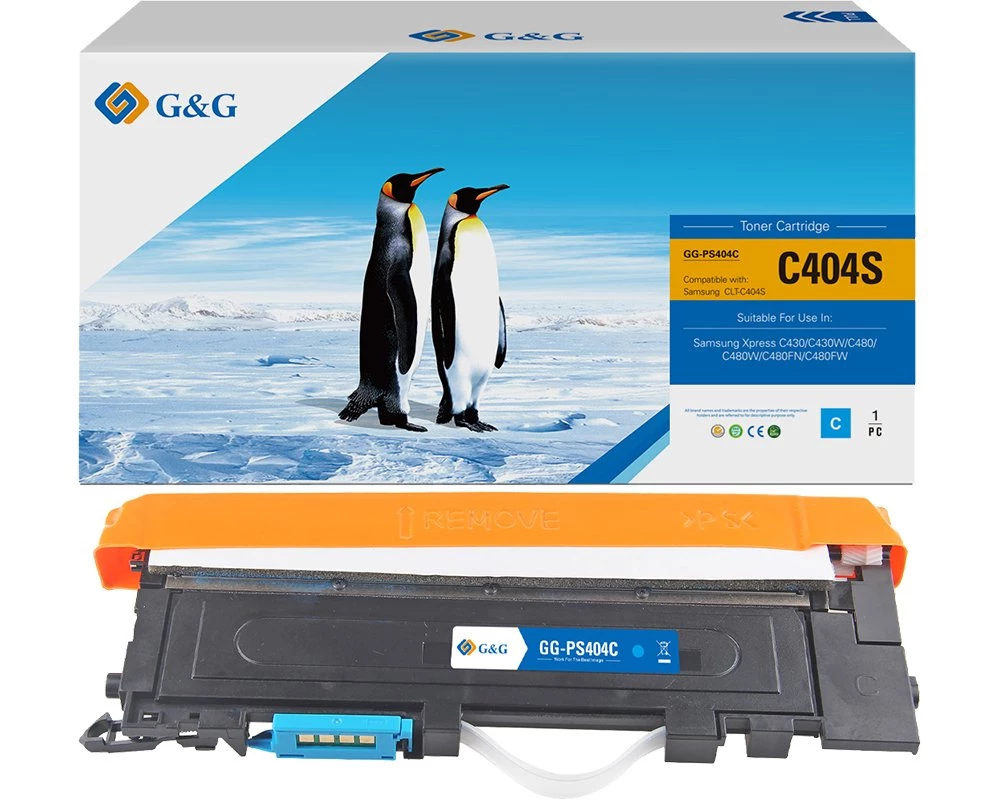 G&G saderīgs tonera kartridžs zils (cyan)