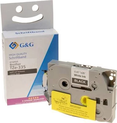 G&G etiķešu lente 15558, saderīga ar