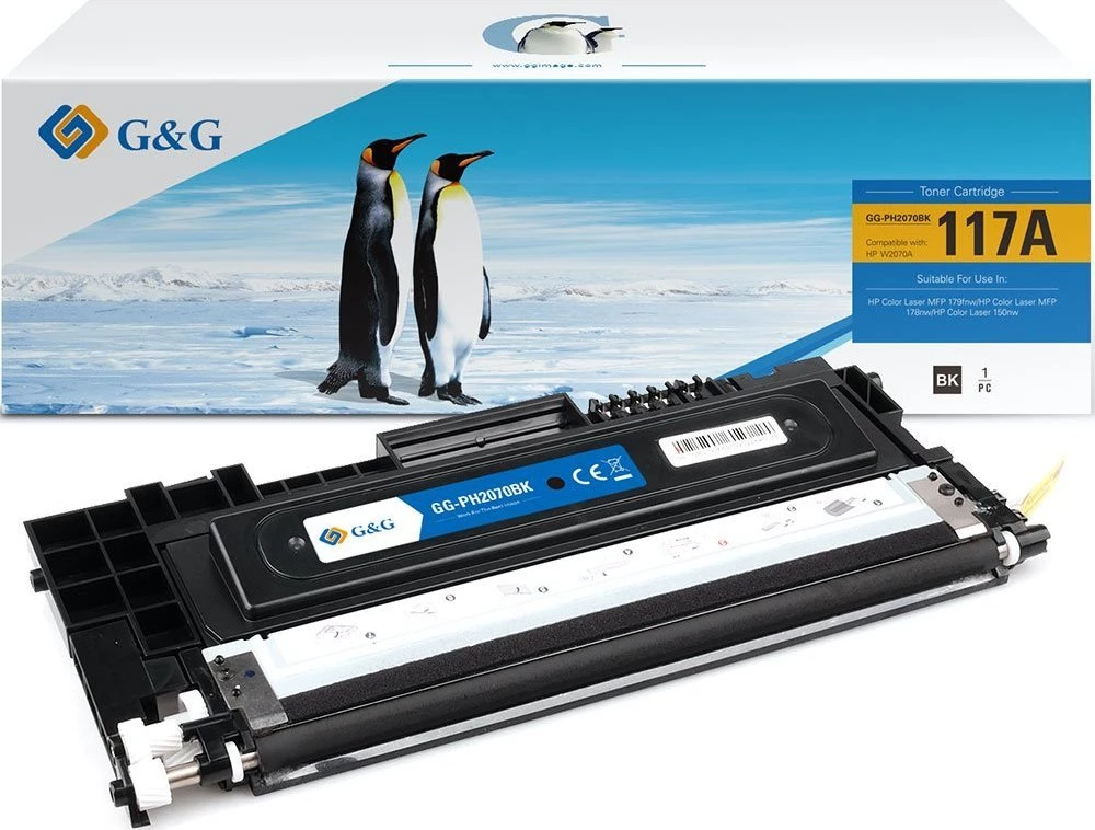 G&G Toner Compatible with HP 117A