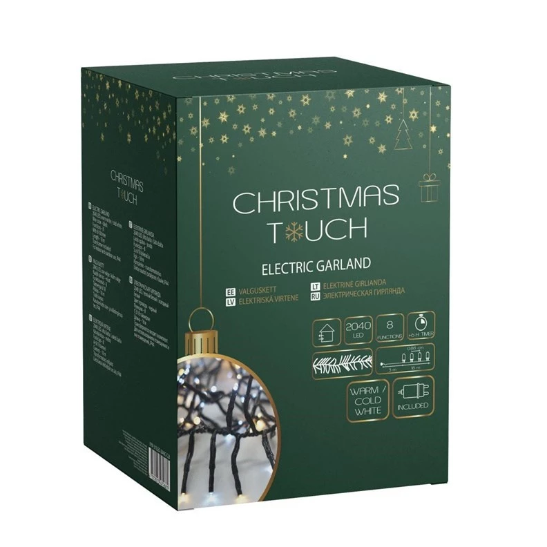 Garland EL Cluster White 2040 LED