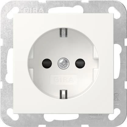 Gira System 55 SCHUKO kontaktligzda, iedziļinātā