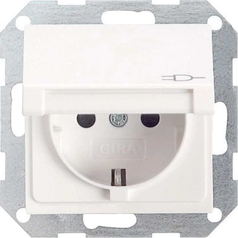 Gira System 55 Schuko kontaktligzdas ieliktnis