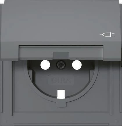 Gira TX_44 SCHUKO kontaktligzdas vāciņš ar