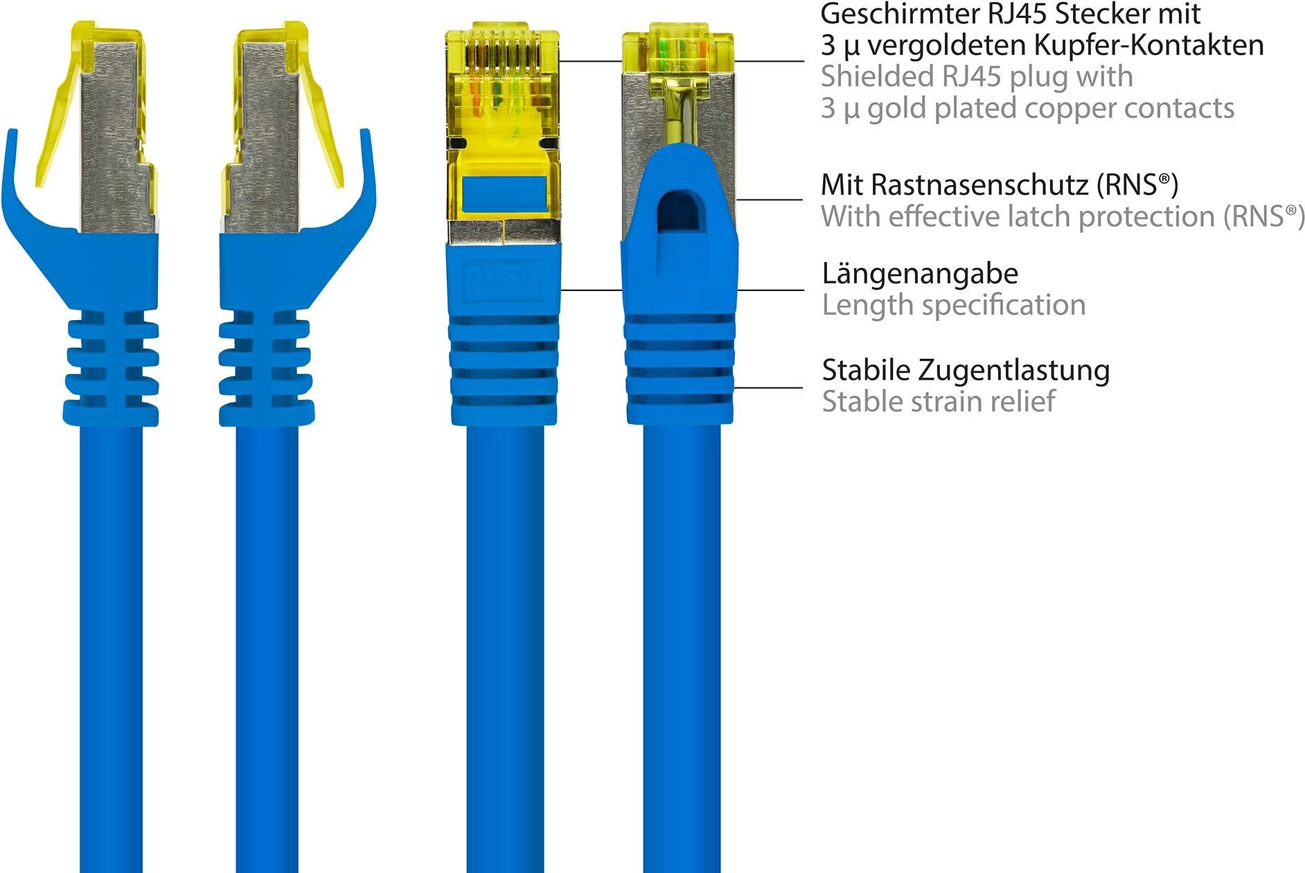 GoodConnections Cat.7 S/FTP RJ45 tīkla