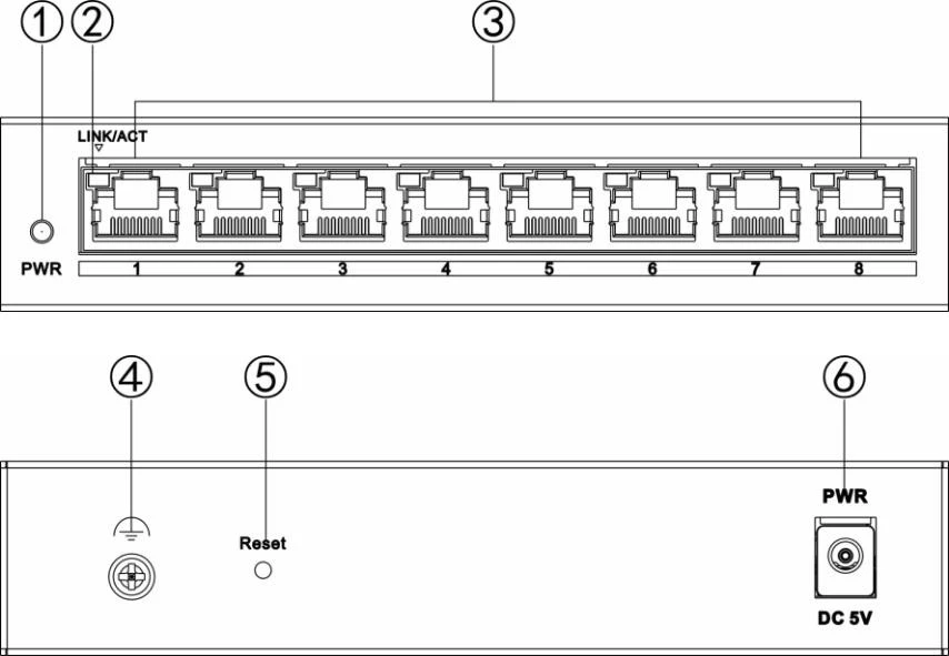 Hikvision DS-3E1508-EI(V2) 8-Port Gigabit Smart Managed