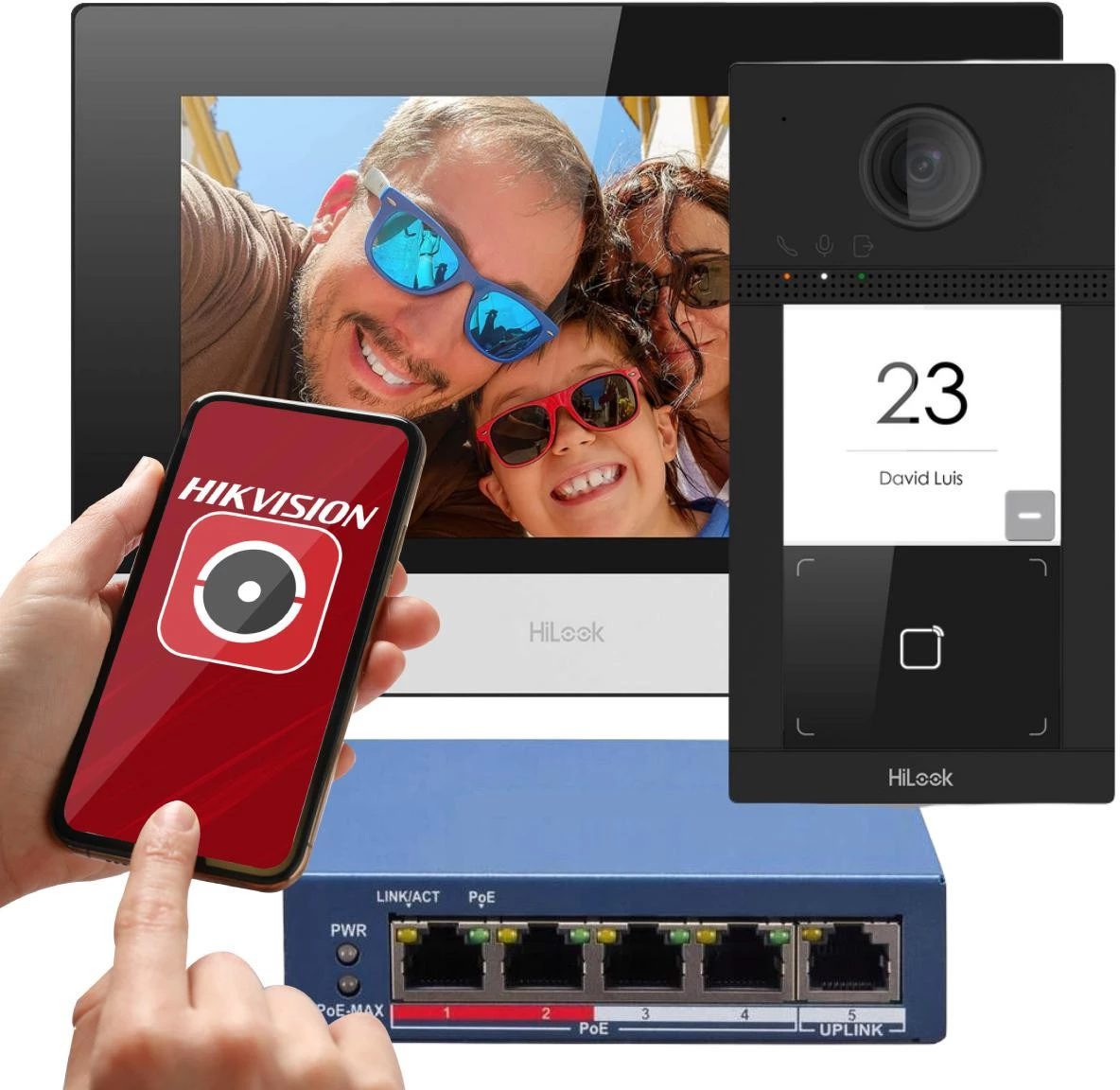 HiLook IP-VIS-Pro IP video intercom komplekts
