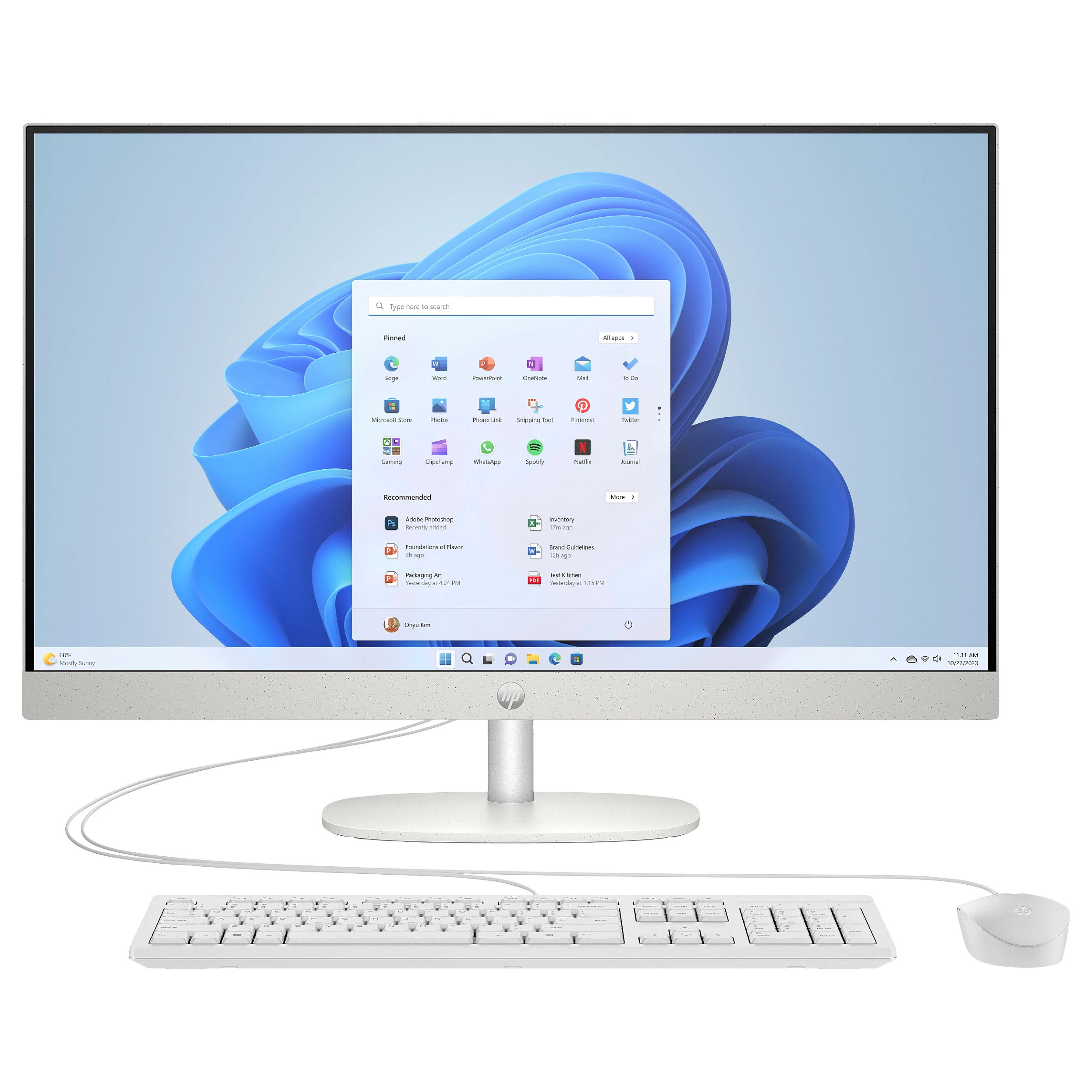 HP 27-cr0457ng All-in-One dators, 27 collu