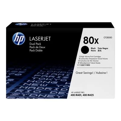 HP 80X High Yield Black Toner