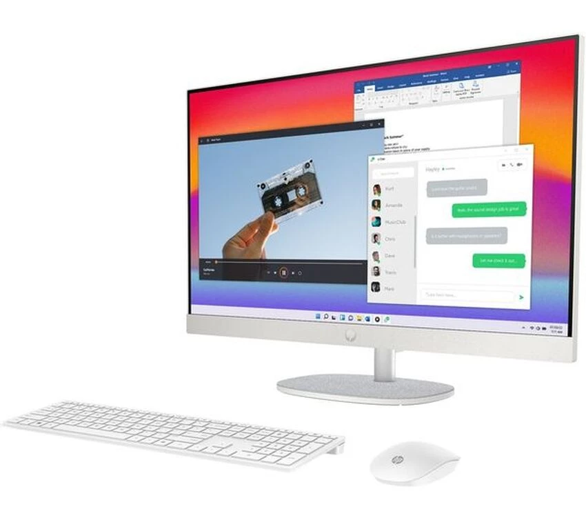 HP All-in-One 24-cr2002na Desktop PC, Intel
