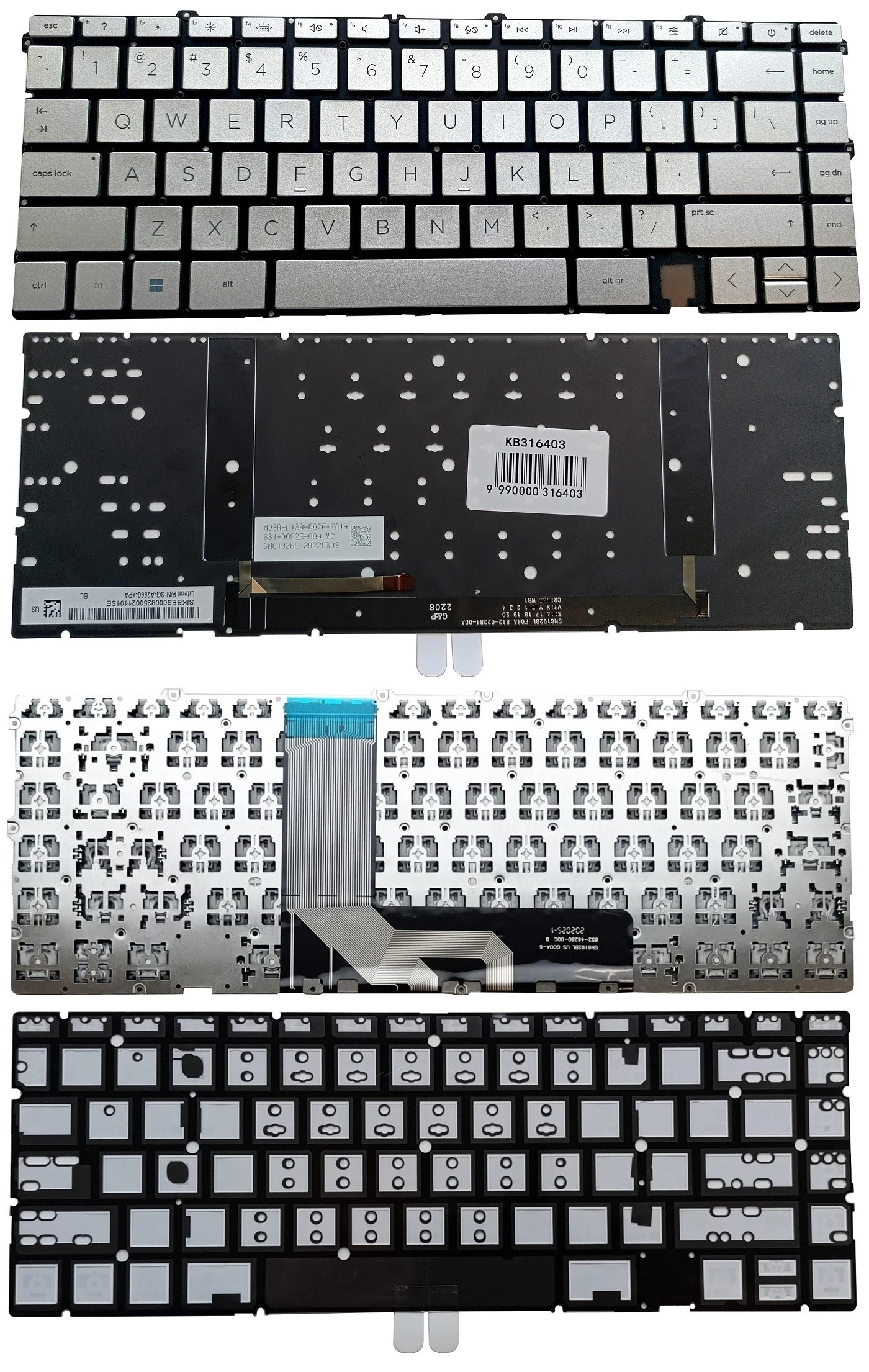 HP Envy 15-EP / 15T-EP klaviatūra