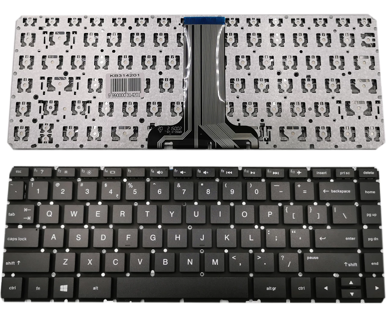HP Pavilion x360 14-BA sērijas klaviatūra