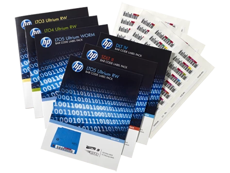 HPE LTO7 Ultrium Barcode Label RW