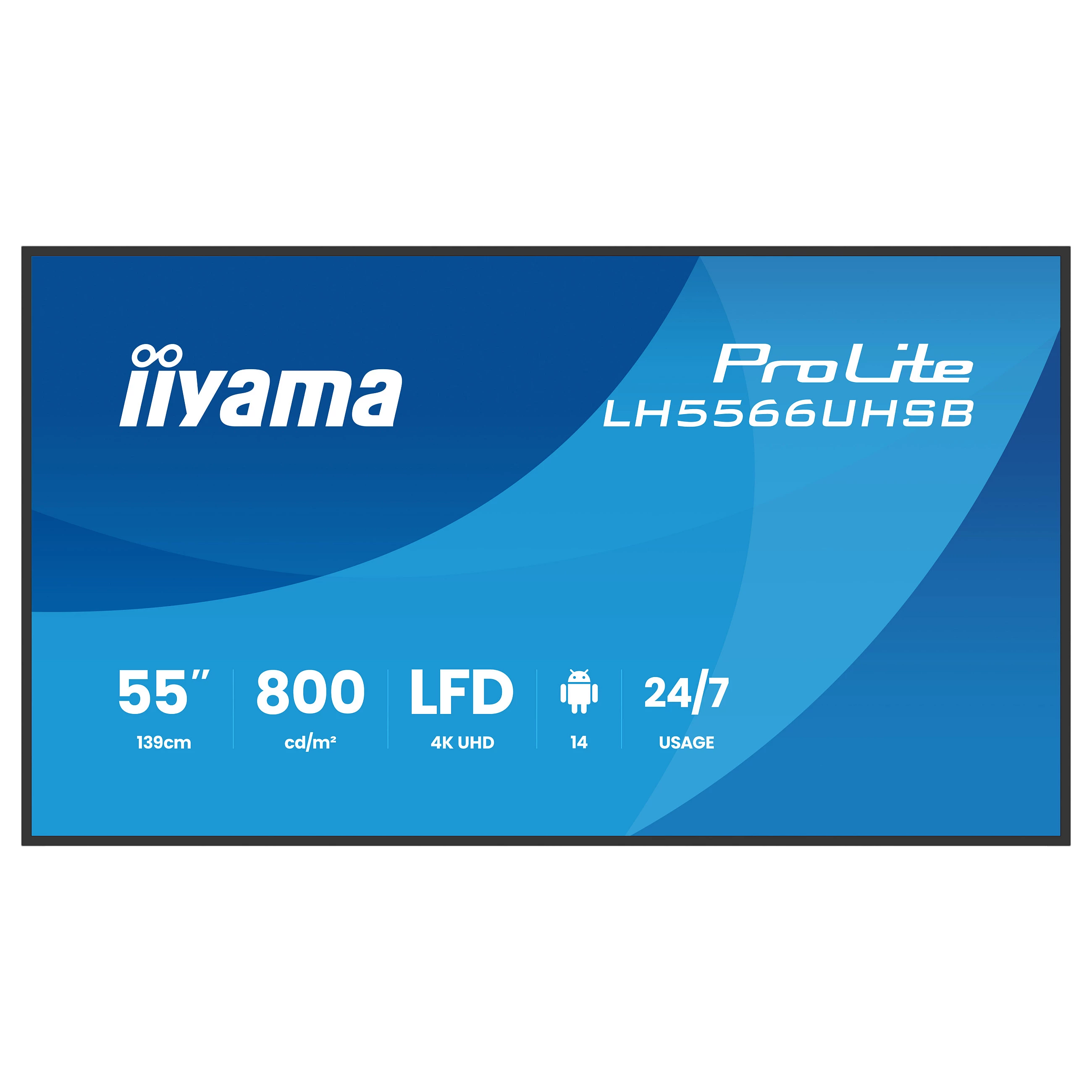 IIYAMA LH5566UHSB-B1 55 collu 4K UHD