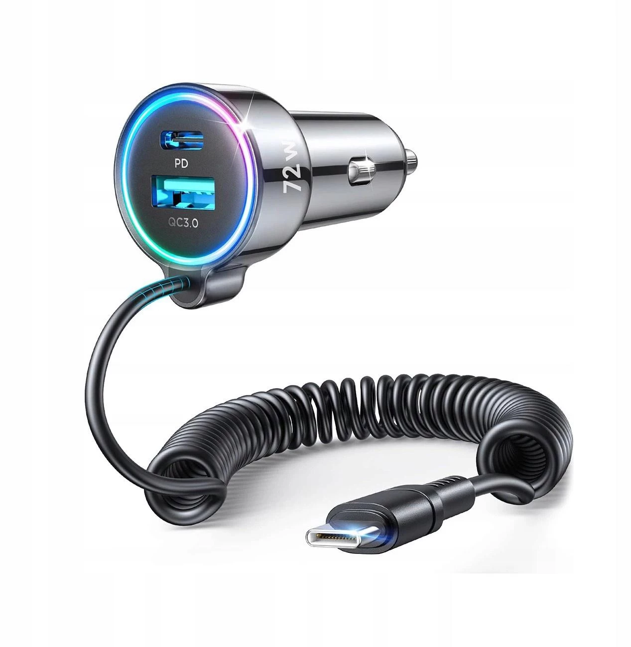 Joyroom Car Charger 3-in-1, C+U ar