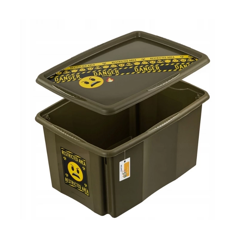 Keeeper Uzglabāšanas kaste ar vāku 45L
