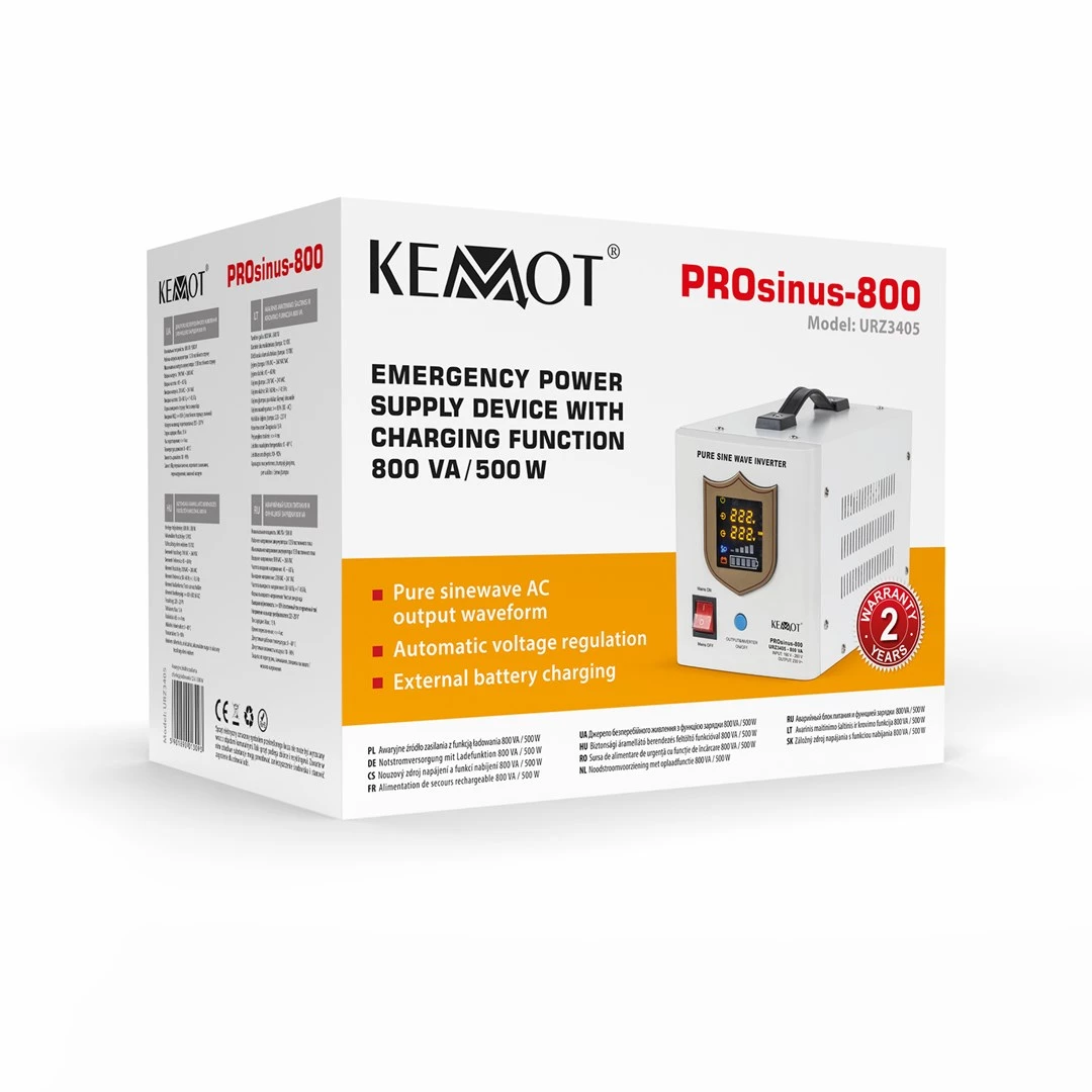 KEMOT PROsinus-800 Avārijas barošanas bloks –