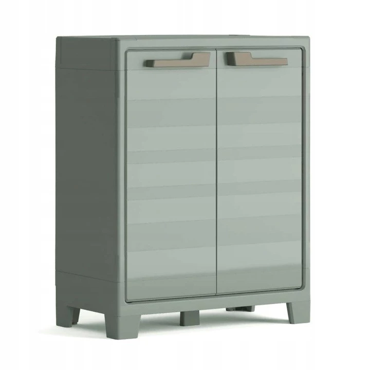 KETER Optima Wonder Low Cabinet Green/Beige