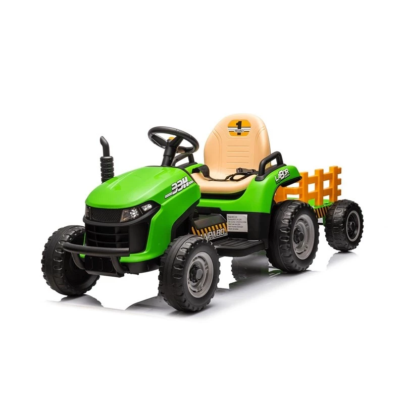 Bērnu elektriskais traktors ar piekabi Hatis