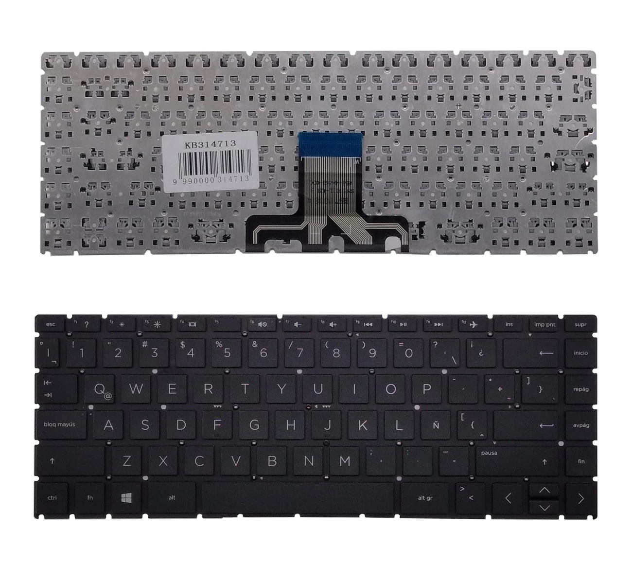 Klaviatūra HP 240 G8, bez rāmja