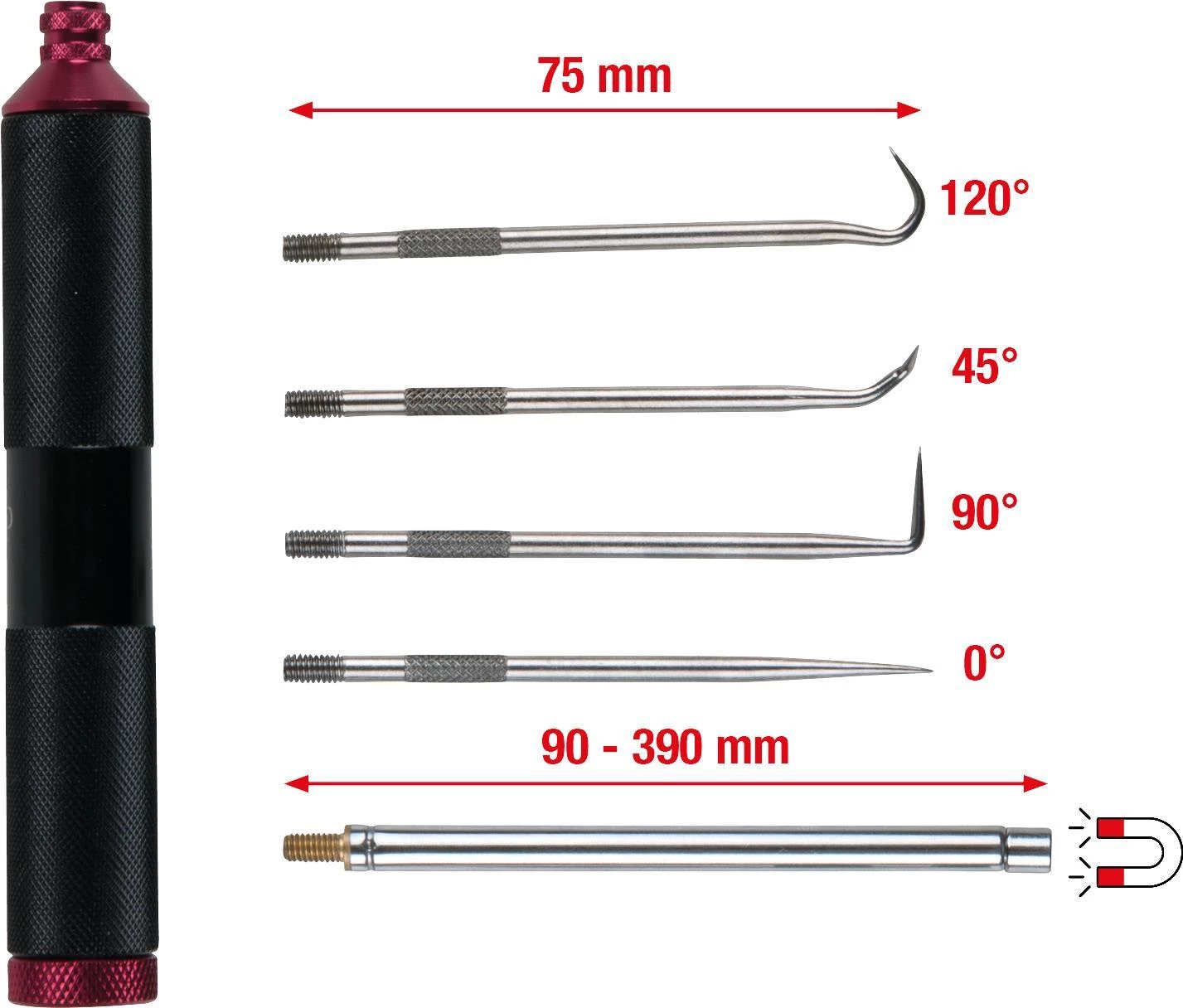KS TOOLS 550.1080 magnētisko un