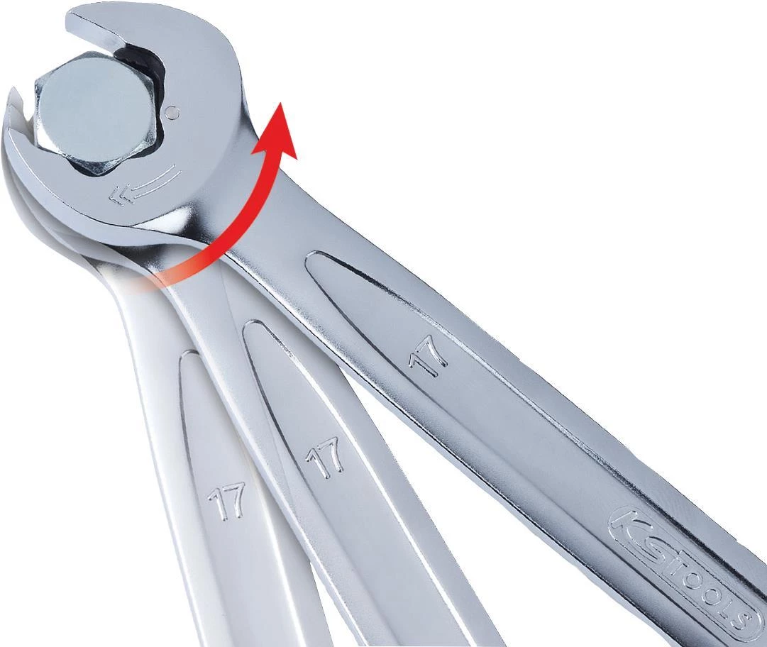 KS TOOLS DUO GEARplus kombinētā sprūdrata