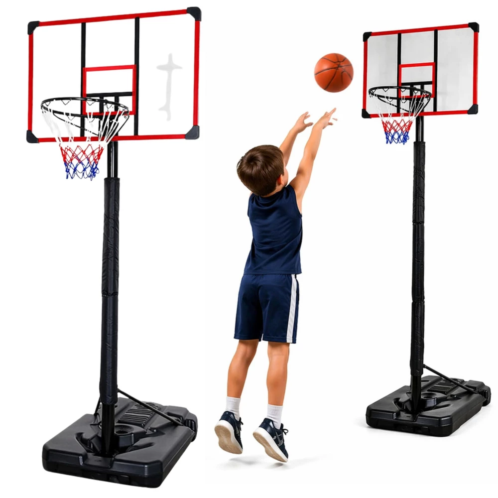 LEAN SPORT Basketbola grozs pārvietojams regulējams
