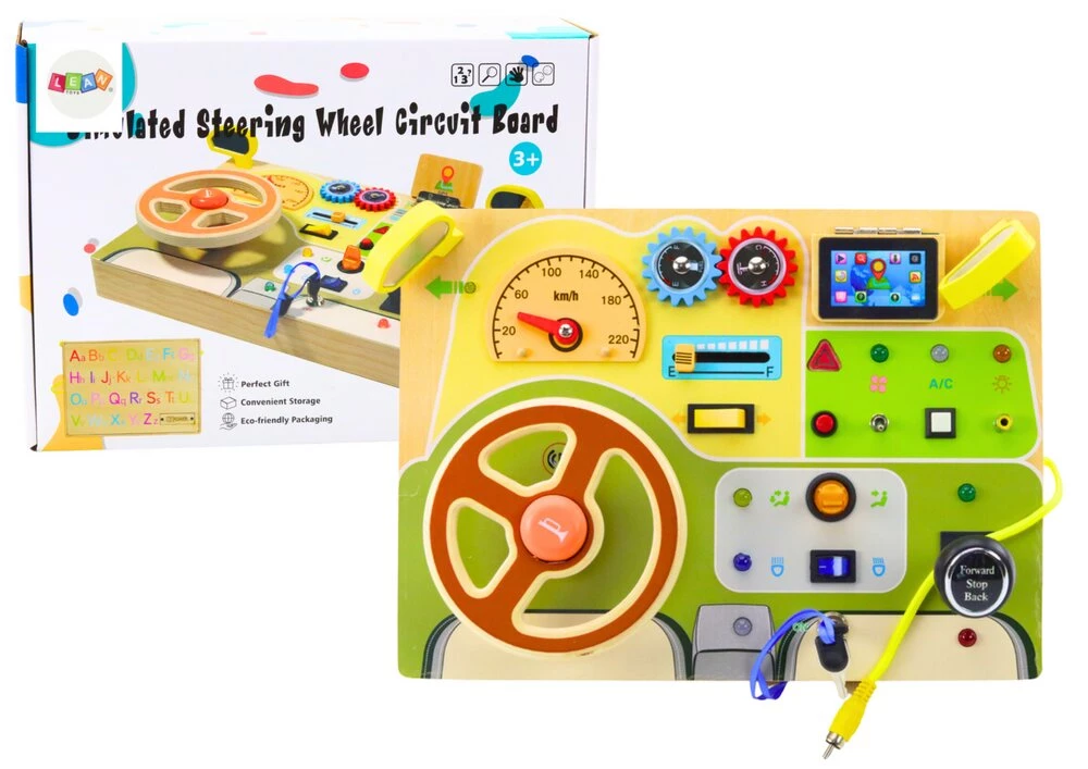 LEAN TOYS Analogais Sensoru Manipulatīvais Panelis