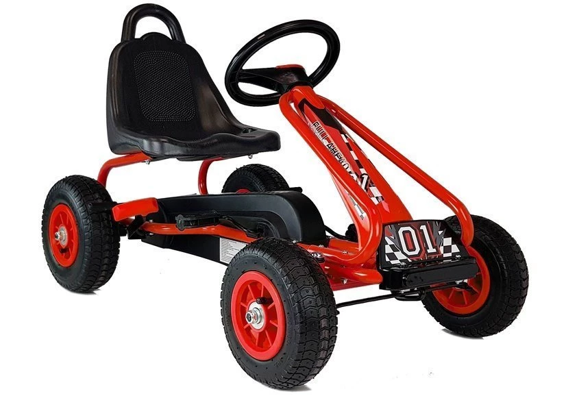 LEAN TOYS G201 Pedal Go-Kart Red