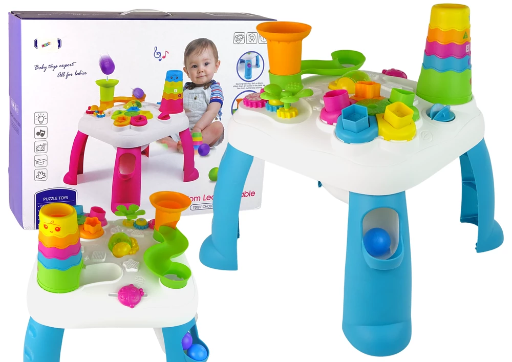 LEAN TOYS Interaktīvais izglītojošais galds ar