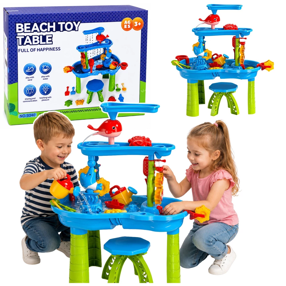 LEAN TOYS Multi-level Water Table Playground