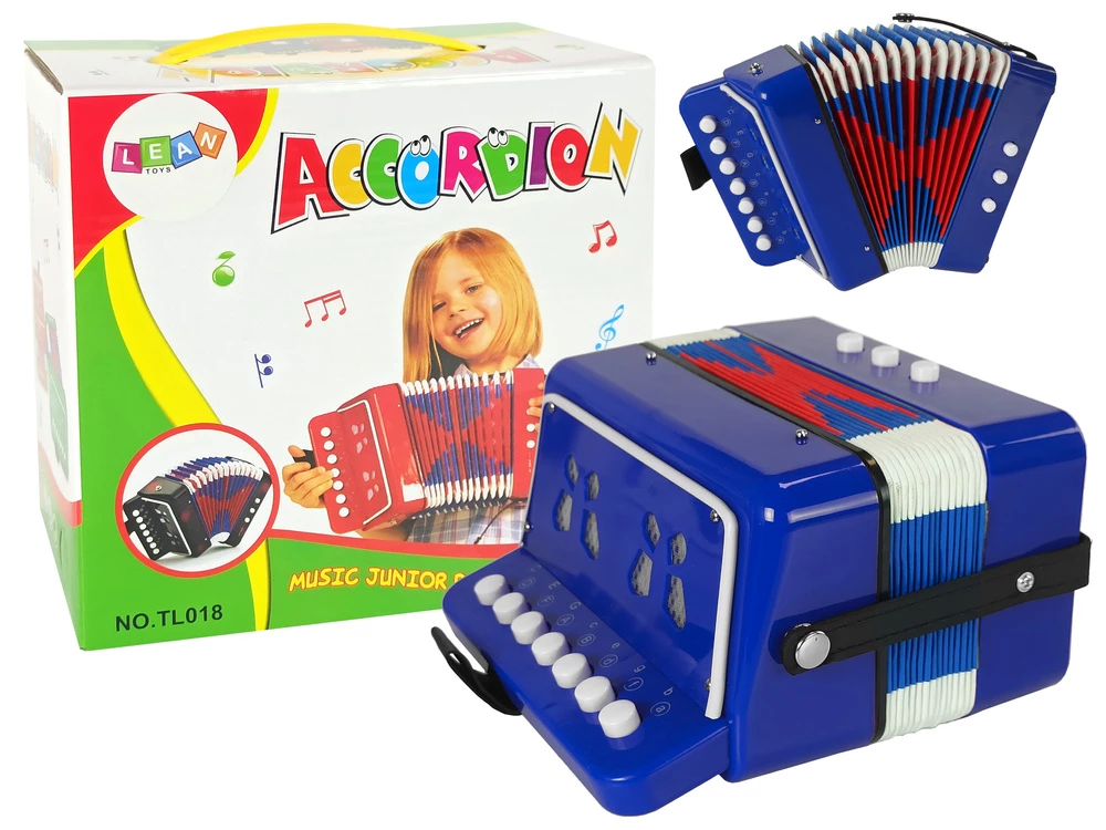 LEAN TOYS Bērnu akordeons Mazajiem Mūziķiem