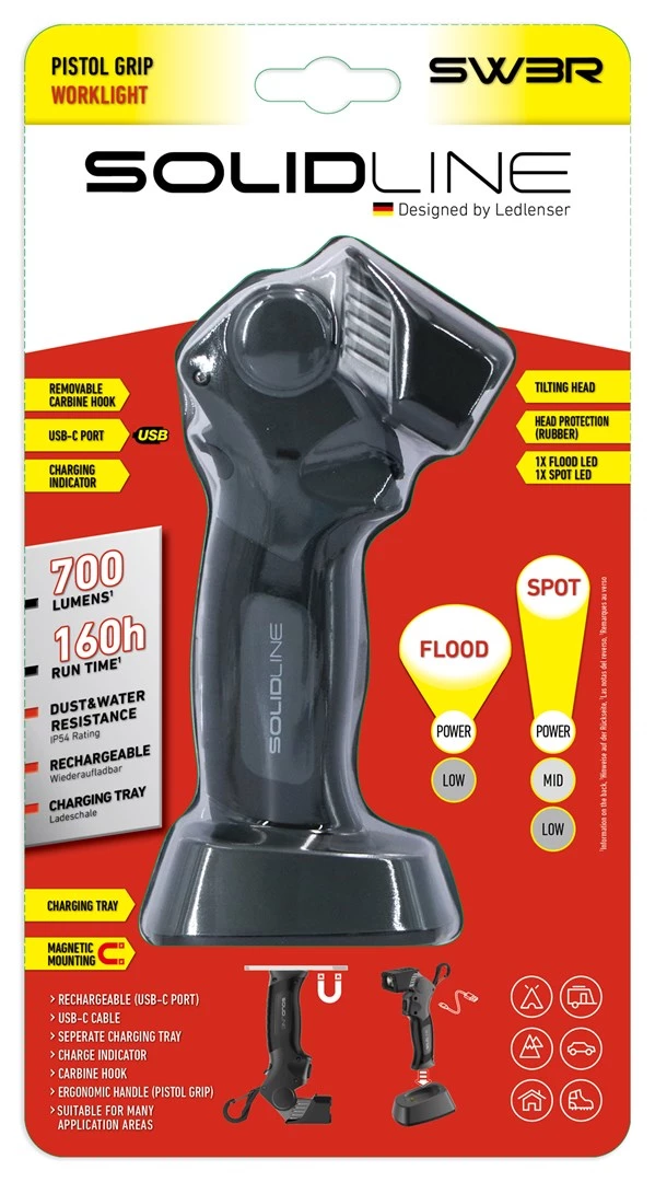Ledlenser SW3R COB LED lukturis ar