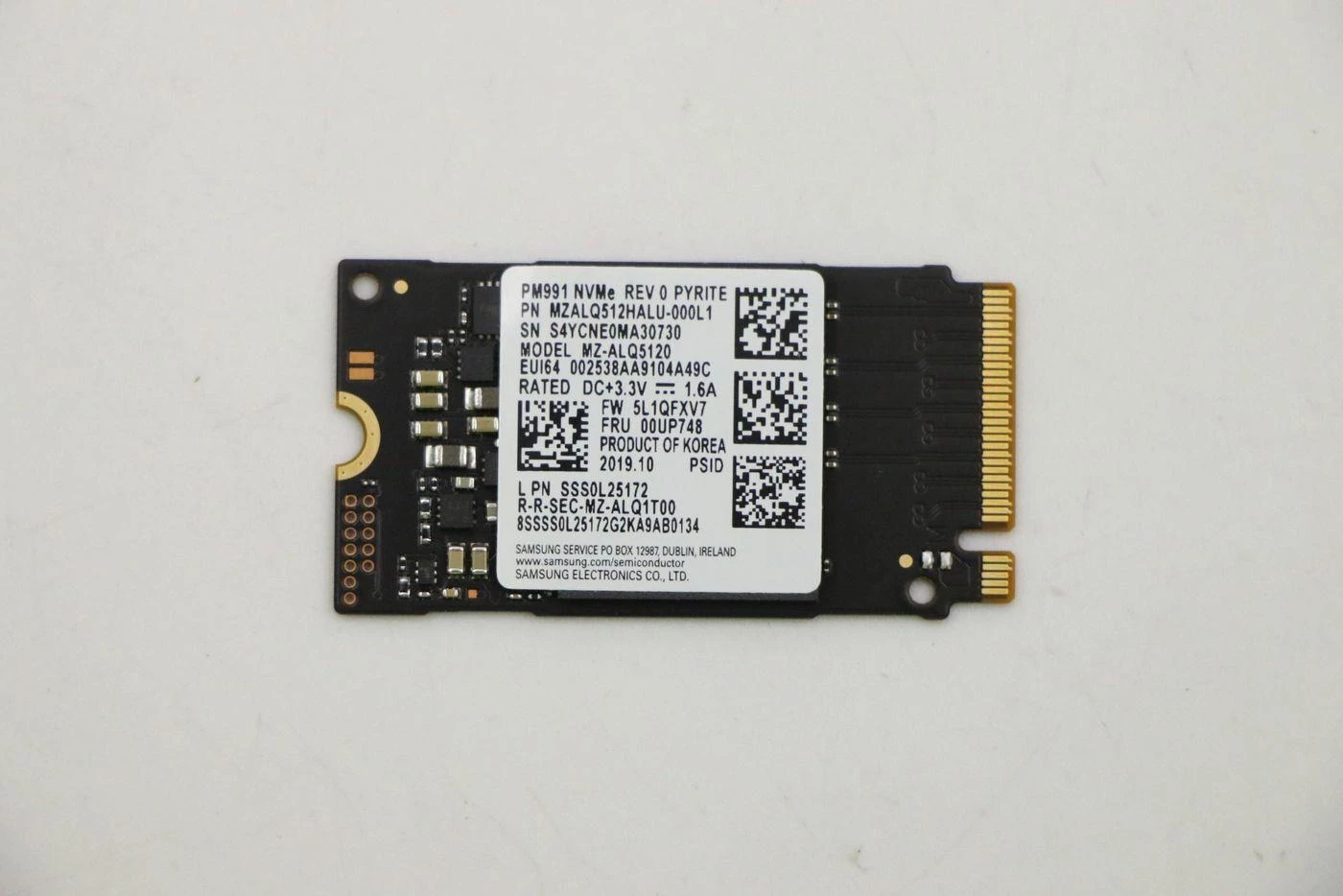 Lenovo 512GB M.2 2242 NVMe