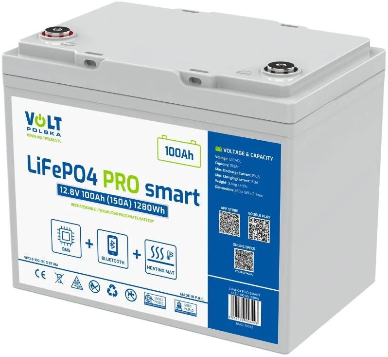 LiFePO4 Battery Volt Polska PRO SMART