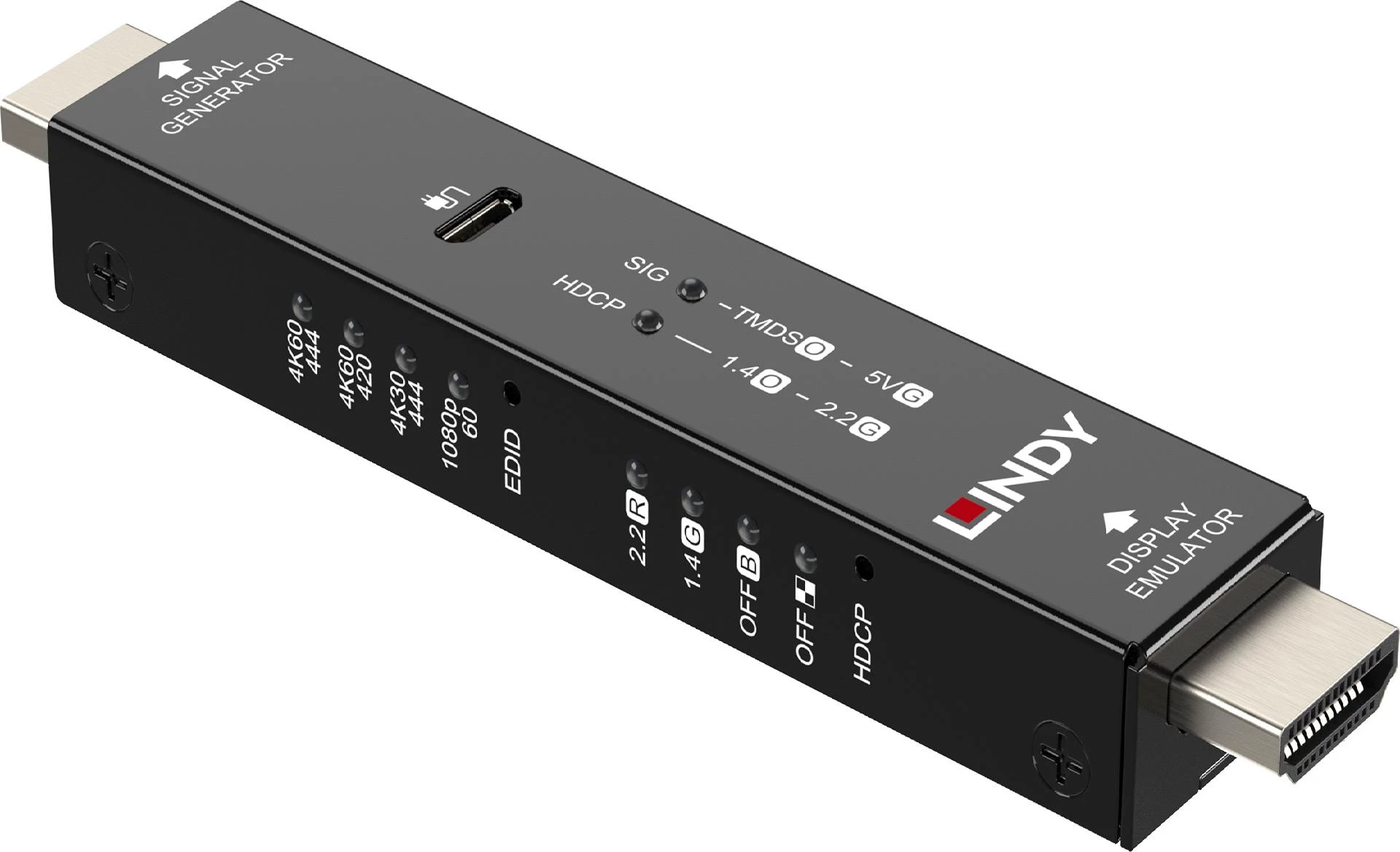 LINDY HDMI 4K60 signāla ģenerators un