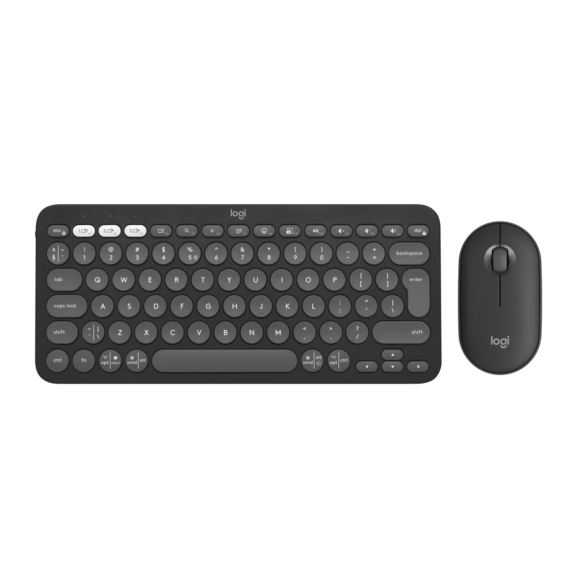 Logitech Pebble 2 Combo Tonal Graphite