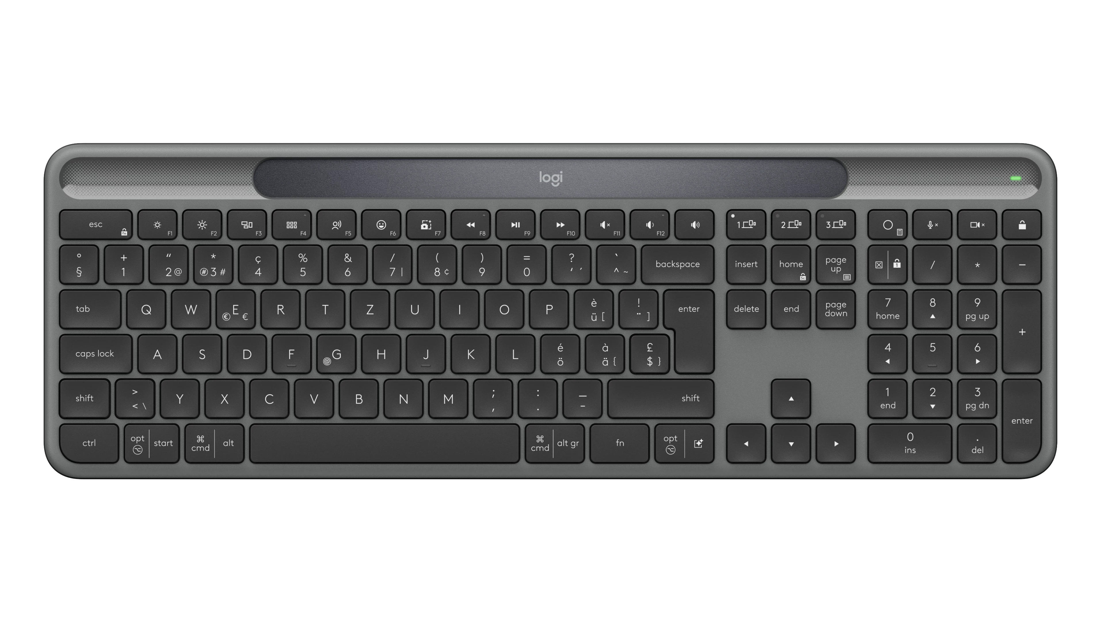 Logitech Signature Slim Solar+ K980 bezvadu