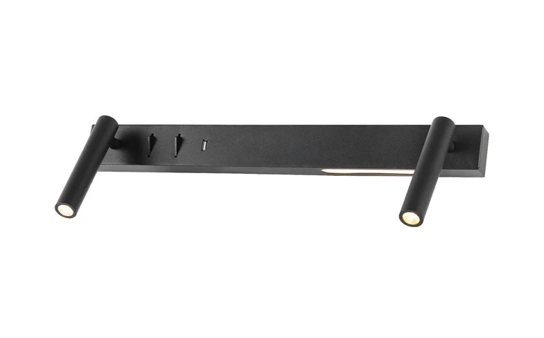 Luminaire sienas lampa 6+6W USB LED