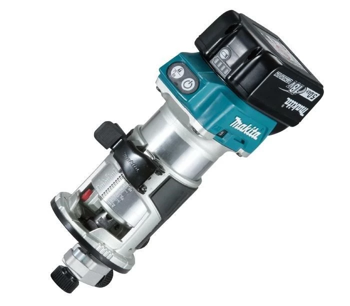 Makita DRT50RTJX2 Bezvadu bezsuku frēze ar