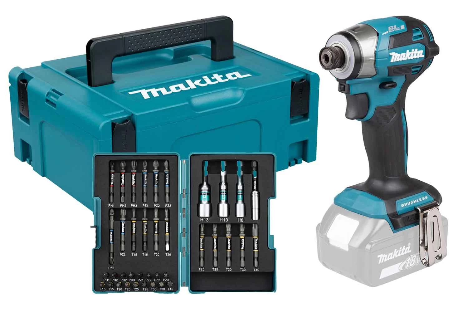 Makita DTD173ZJX2 18V LXT Brushless Impact