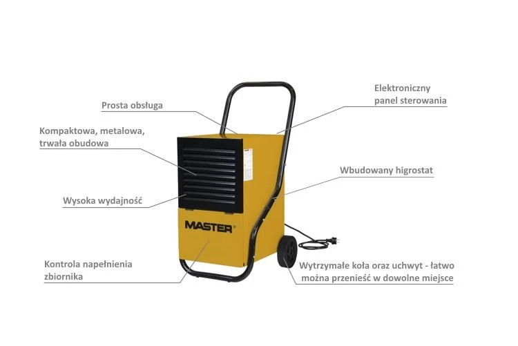 MASTER Dehumidifier DH752 45.6L/24h