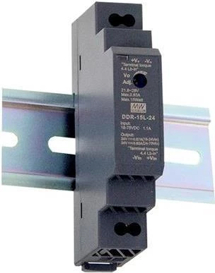 MEAN WELL DDR-15G-15 DIN sliedes barošanas