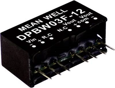 MEAN WELL DPBW03G-15 DC-DC pārveidotājs, 3W