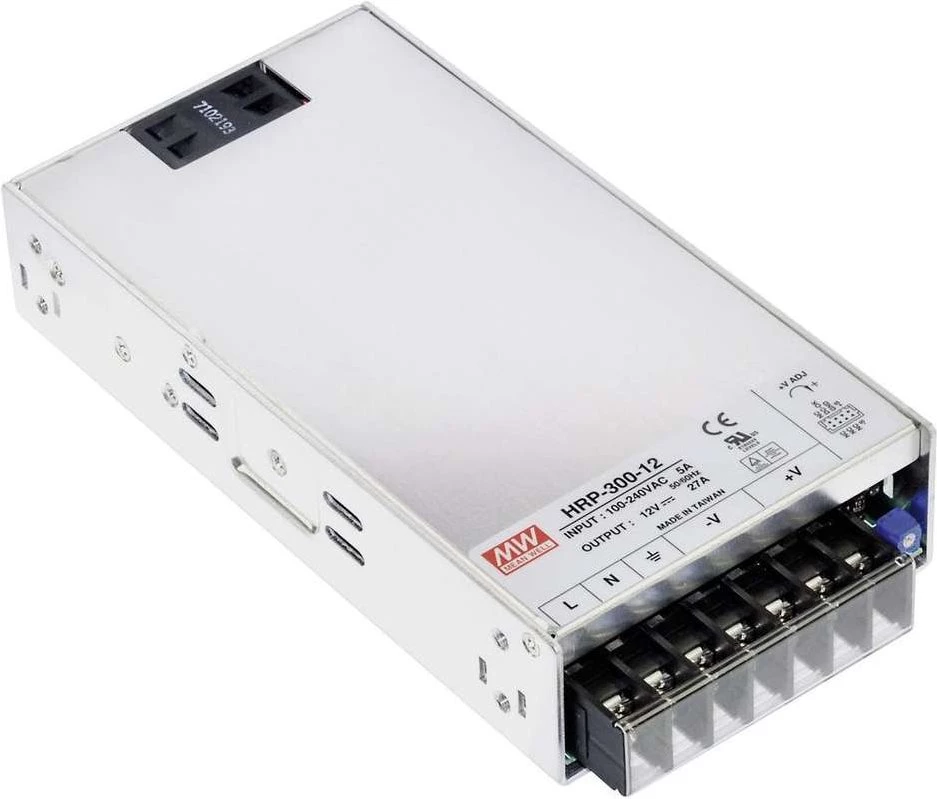 MEAN WELL HRP-300-12 iekļauts AC/DC komutācijas