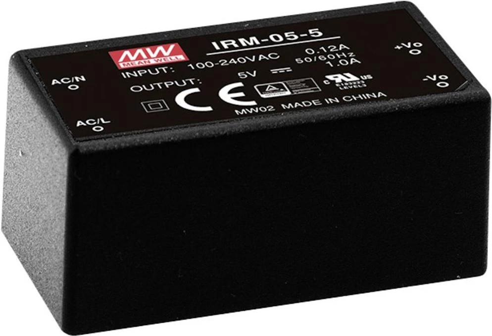 MEAN WELL IRM-05-5 5W AC-DC barošanas