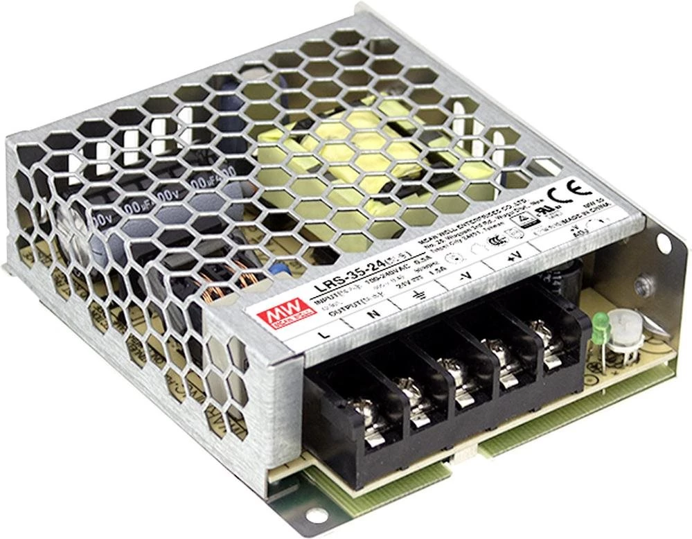 MEAN WELL LRS-35-36 36V 35W slēgtais