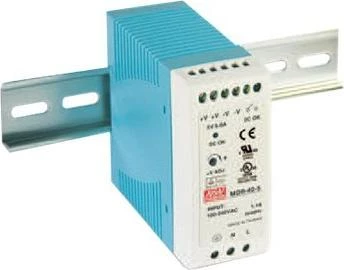 MEAN WELL MDR-40-24 DIN sliedes barošanas