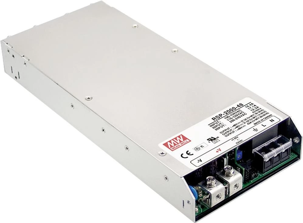 MEAN WELL RSP-2000-48 2016W 1U metāla